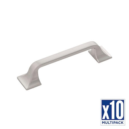 Hickory Hardware Pull 3-3/4 Inch (96mm) Center to Center, 10PK H076701-SN-10B